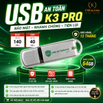 USB An Toàn K3 Pro - Mã hóa, bảo mật dữ liệu - 32GB/64GB (phiên bản đặc biệt)